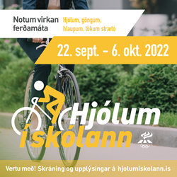 HJÓLUM Í HÁSKÓLANN 22. SEPTEMBER - 6. OKTÓBER