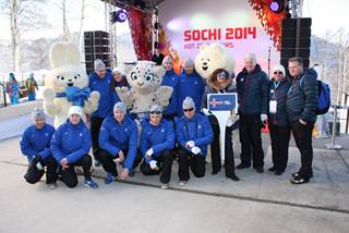 Sochi 2014 – Mótttökuhátíð í Ólympíuþorpi