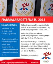 Fjármálaráðstefna ÍSÍ 2013