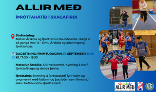 Allir með: Íþróttahátíð í Skagafirði
